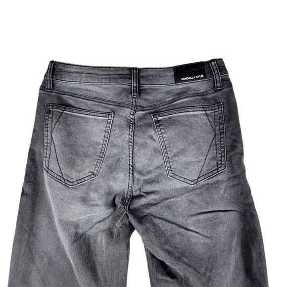 Kendall + Kylie Women's Skinny Jeans Size 13 Gray Dark Wash 31 Waist - Picture 4 of 9